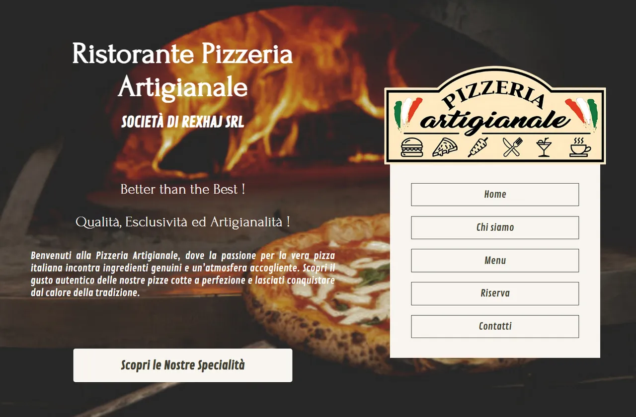 Site web ARTIGIANALE